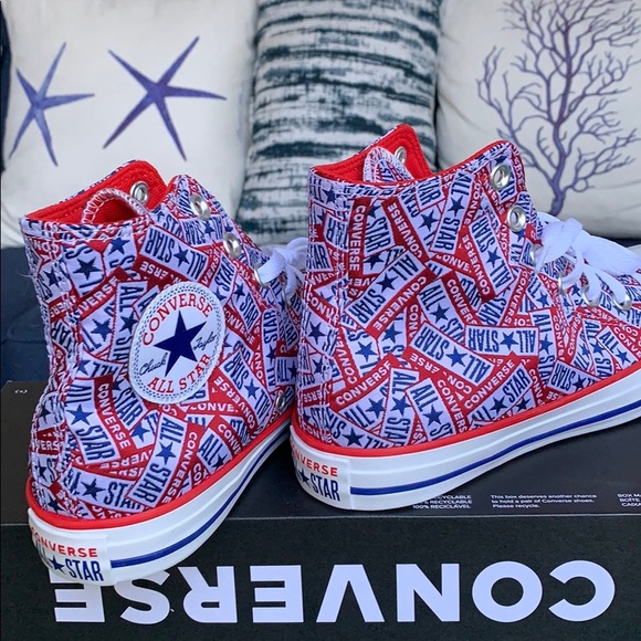 Converse CTAS Hi University red/white MEN’s - Picture 10 of 16